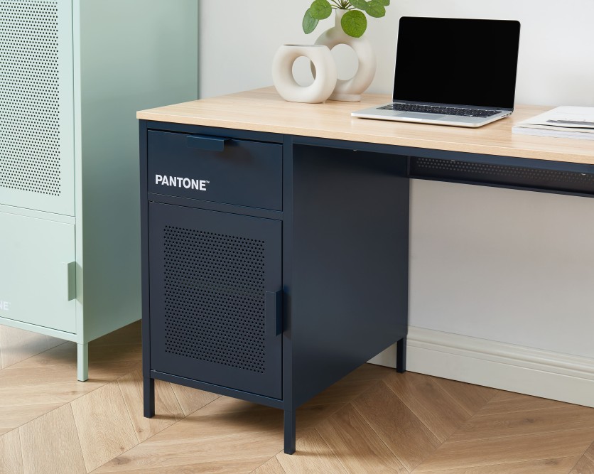 PANTONE metal night blue desk 47.24 inches PANTONE metal night blue desk 47.24 inches