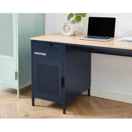 PANTONE metal night blue desk 47.24 inches
