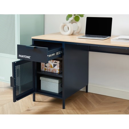 PANTONE metal night blue desk 47.24 inches