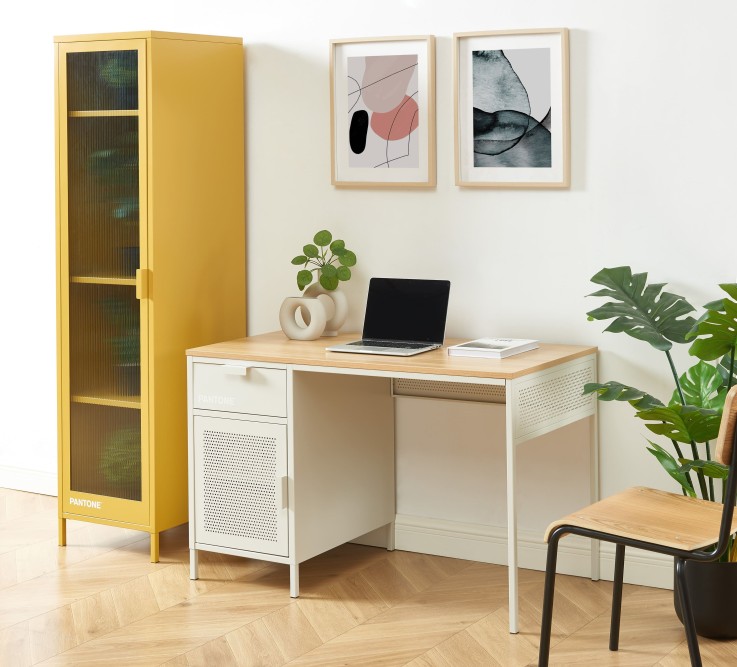 PANTONE metal beige sand desk 47.24 inches PANTONE metal beige sand desk 47.24 inches