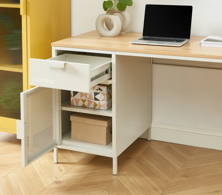 PANTONE metal beige sand desk 47.24 inches PANTONE metal beige sand desk 47.24 inches