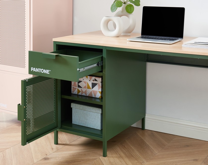 PANTONE metal khaki desk 47.24 inches PANTONE metal khaki desk 47.24 inches