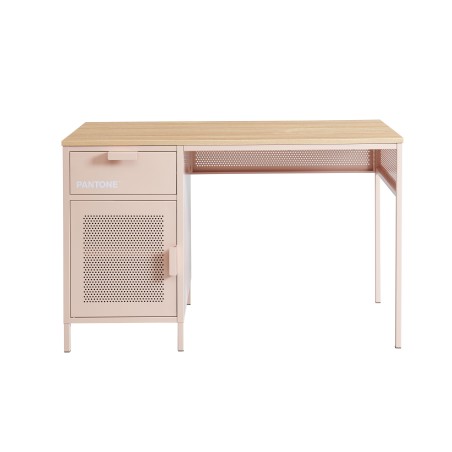 PANTONE metal blush pink desk 47.24 inches
