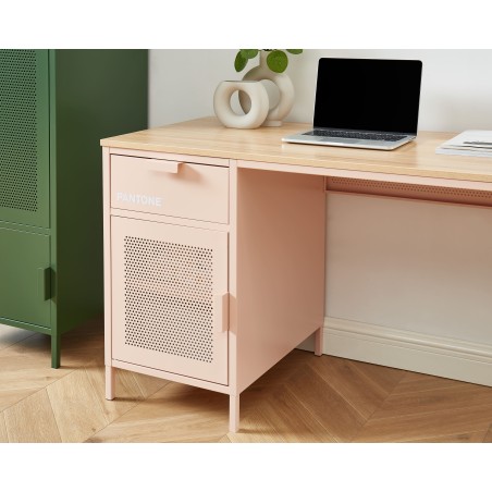 PANTONE metal blush pink desk 47.24 inches