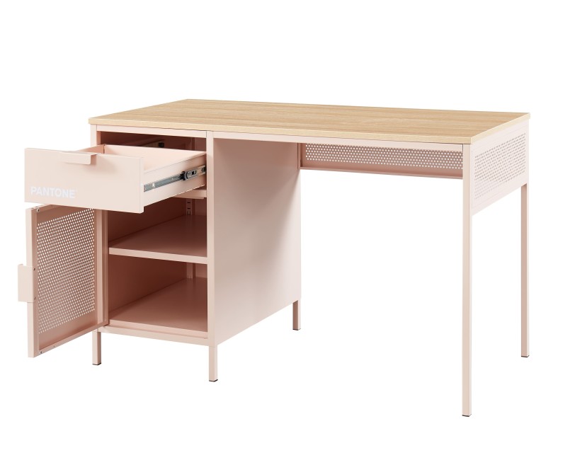 PANTONE metal blush pink desk 47.24 inches PANTONE metal blush pink desk 47.24 inches