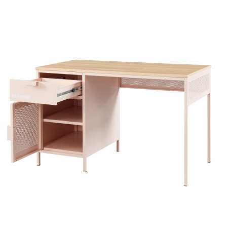 PANTONE metal blush pink desk 47.24 inches