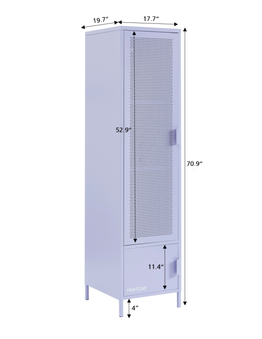 PANTONE locker room lilac metal h180cm PANTONE locker room lilac metal h180cm