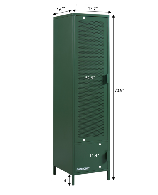 PANTONE locker room khaki metal h180cm PANTONE locker room khaki metal h180cm