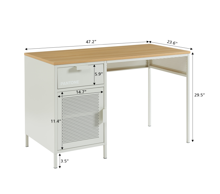 PANTONE metal beige sand desk 47.24... PANTONE metal beige sand desk 47.24...