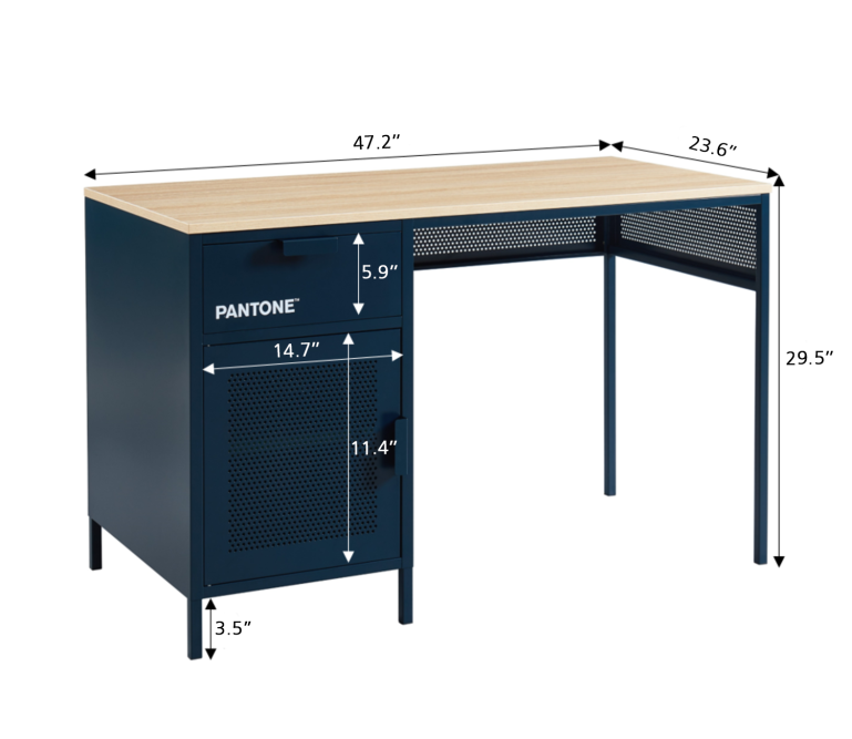 PANTONE metal night blue desk 47.24... PANTONE metal night blue desk 47.24...