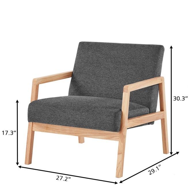 BONIFACIO armchair in anthracite gray... BONIFACIO armchair in anthracite gray...