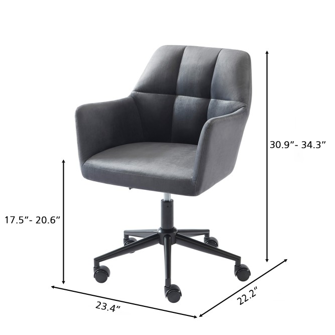 MONACO office chair anthracite gray... MONACO office chair anthracite gray...