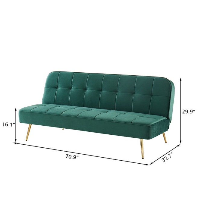 AROMA bench green velvet 3-seat... AROMA bench green velvet 3-seat...