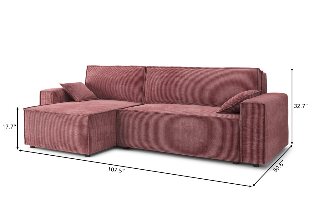 MARIUS corner convertible sofa old...