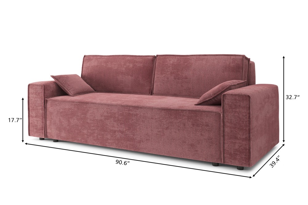 MARIUS straight sofa convertible...