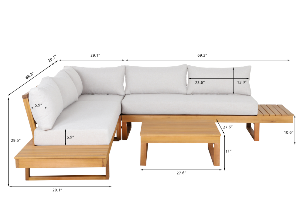MONTANA light gray acacia wood... MONTANA light gray acacia wood...
