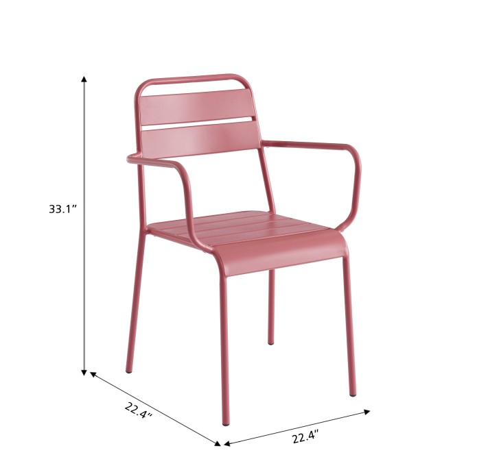 Set of 2 PANTONE chairs in Indian red... Set of 2 PANTONE chairs in Indian red...