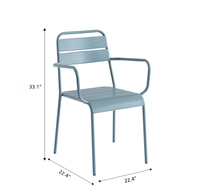 Set of 2 PANTONE garden chairs... Set of 2 PANTONE garden chairs...