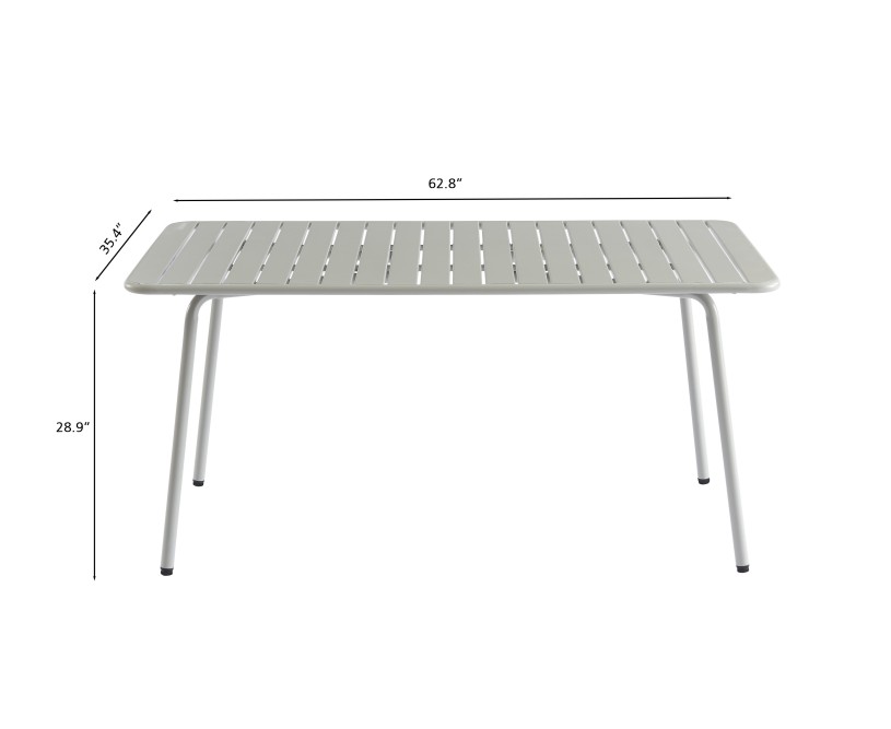 PANTONE steel gray garden table... PANTONE steel gray garden table...