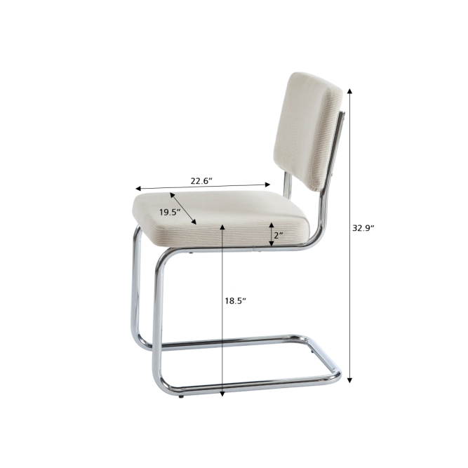 Set of 2 JACK chairs ecru buckle... Set of 2 JACK chairs ecru buckle...
