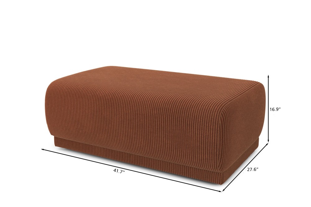 NOVA terracotta ribbed velvet 1... NOVA terracotta ribbed velvet 1...