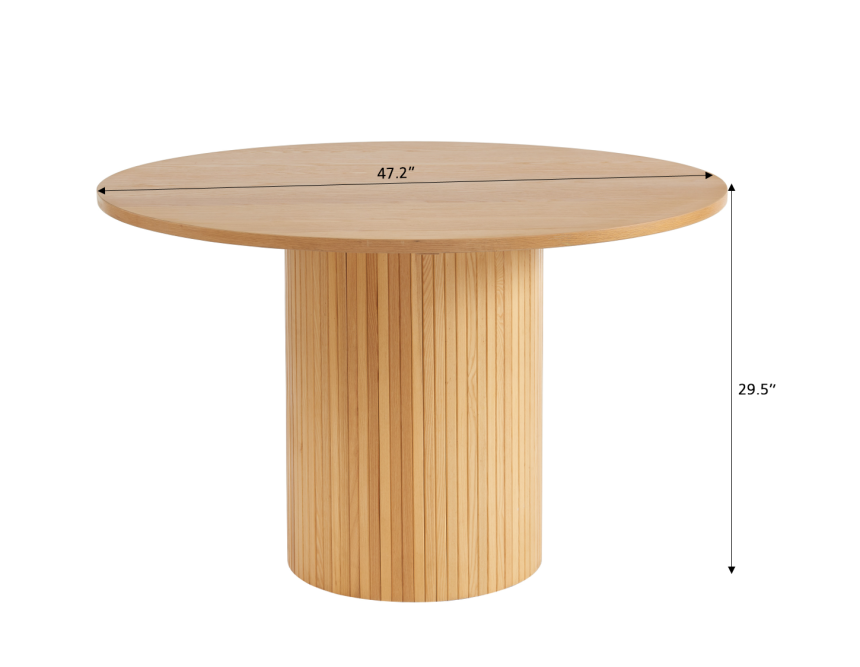 ERNEST ash dining table 47.24 inches