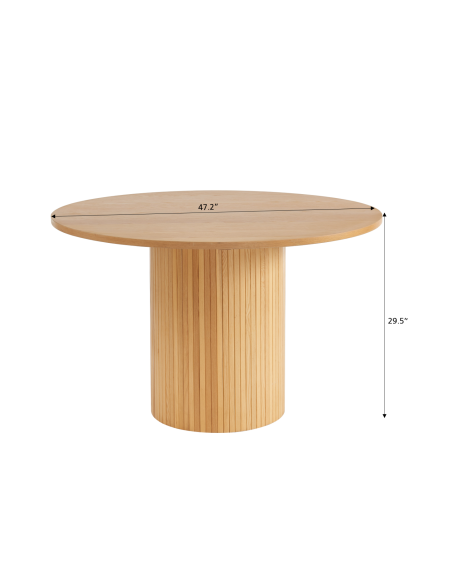 ERNEST ash dining table 47.24 inches