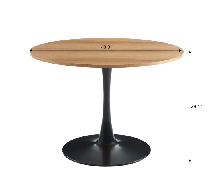 MONIKA dining table oak veneer 43.30... MONIKA dining table oak veneer 43.30...