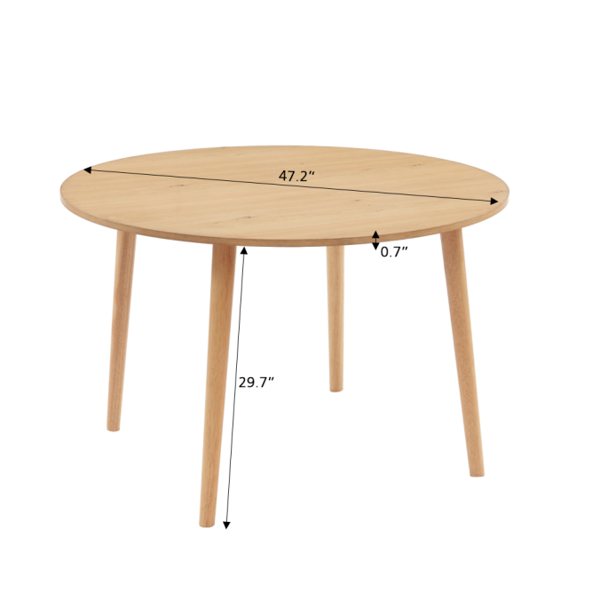 ORATELLO dining table oak veneer...