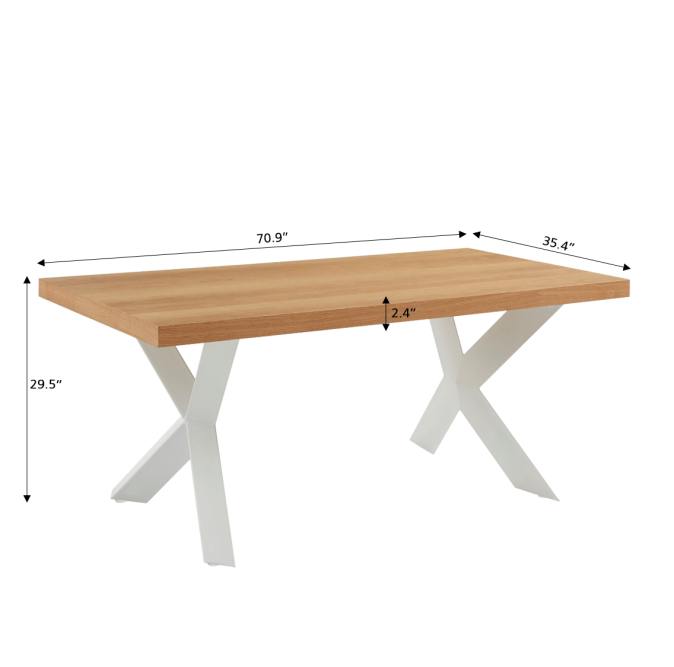 PLATON oak veneer and white metal...