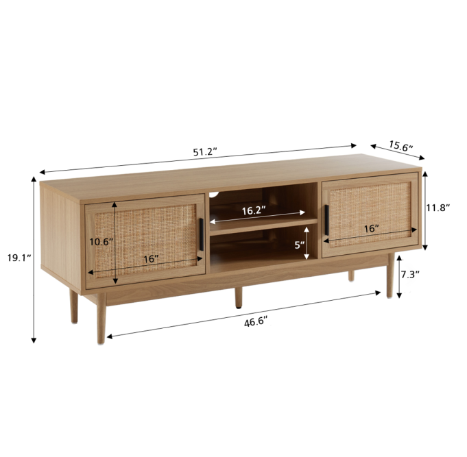 AMANA oak effect and rattan cane TV... AMANA oak effect and rattan cane TV...