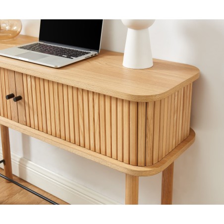 ERNEST ash tambour door console