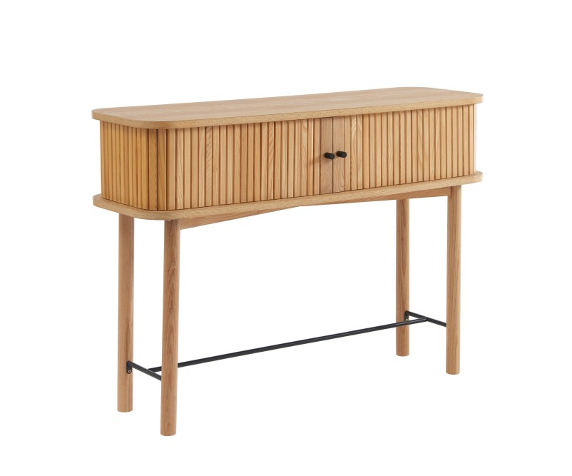 ERNEST ash tambour door console ERNEST ash tambour door console