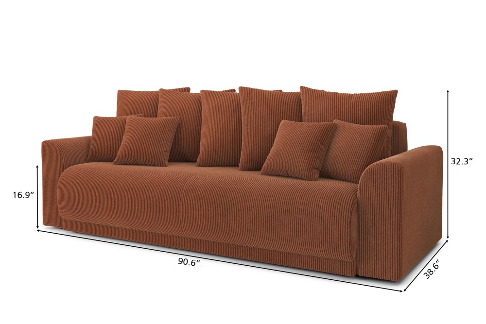 NOVA straight convertible sofa...