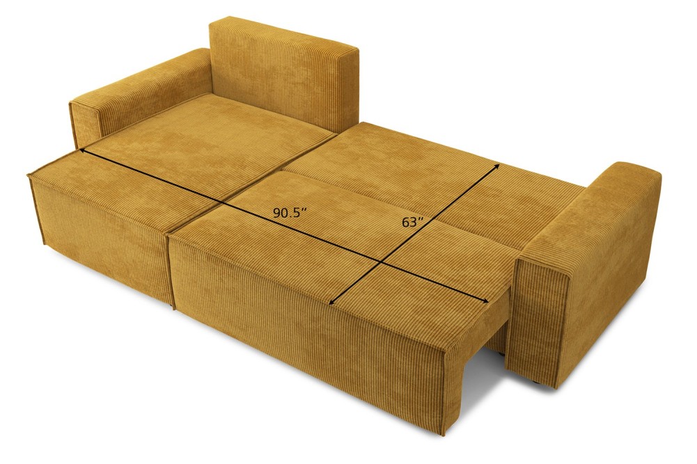 MARIUS corner convertible sofa...