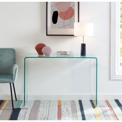 GINZA tempered glass transparent console 43.31 inches 2