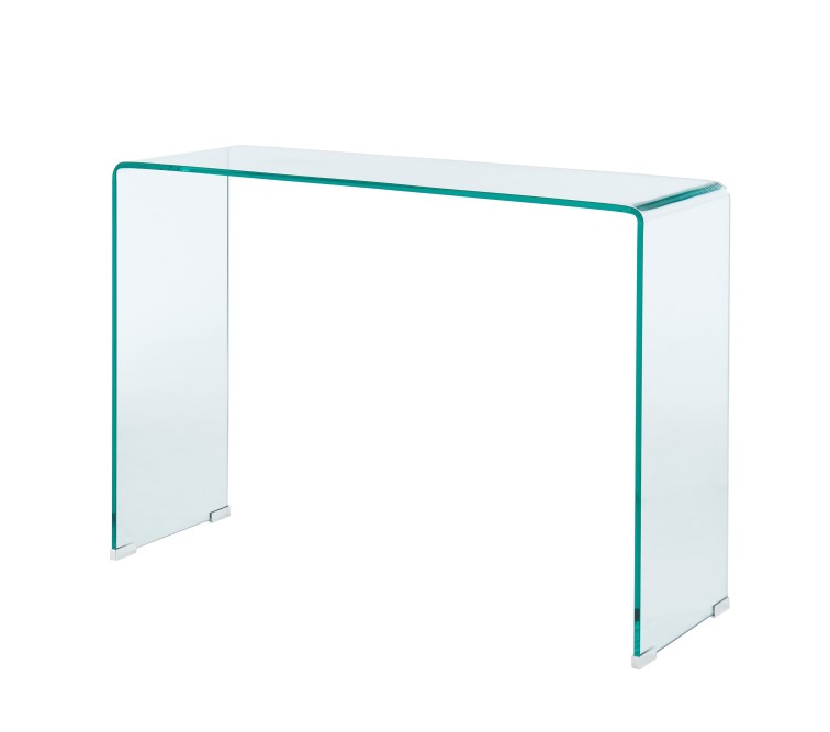 GINZA tempered glass transparent console 43.31 inches GINZA tempered glass transparent console 43.31 inches