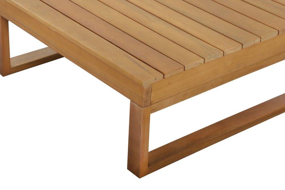 MONTANA light gray acacia wood 5-seater garden set MONTANA light gray acacia wood 5-seater garden set