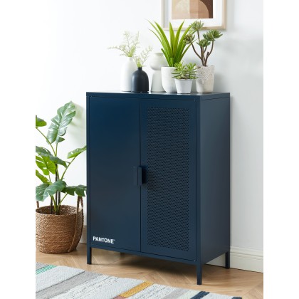 PANTONE metal night blue buffet h39.37 inches 2