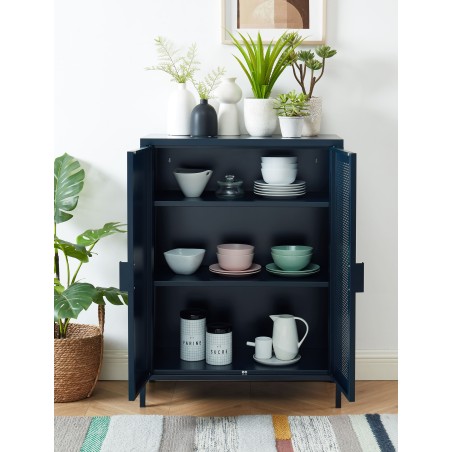 PANTONE metal night blue buffet h39.37 inches