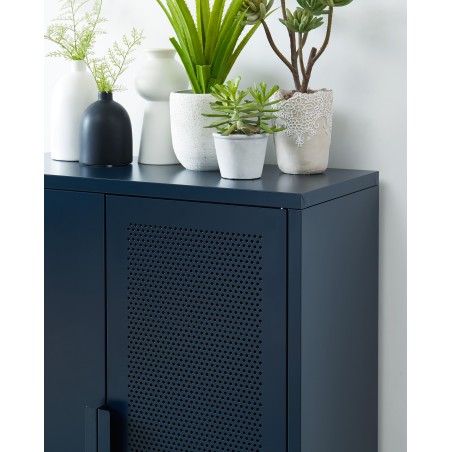 PANTONE metal night blue buffet h39.37 inches