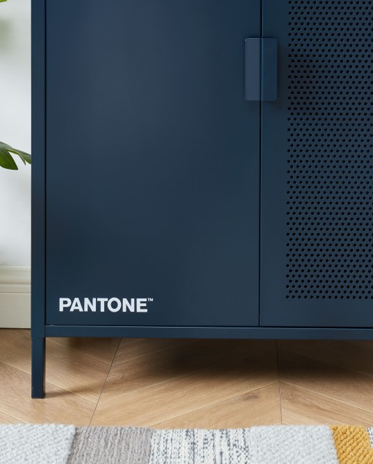 PANTONE metal night blue buffet h39.37 inches PANTONE metal night blue buffet h39.37 inches