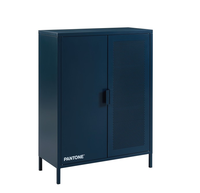 PANTONE metal night blue buffet h39.37 inches PANTONE metal night blue buffet h39.37 inches
