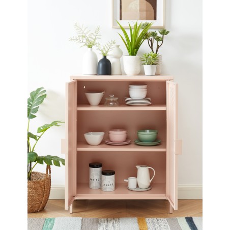 PANTONE metal blush pink buffet h39.37 inches