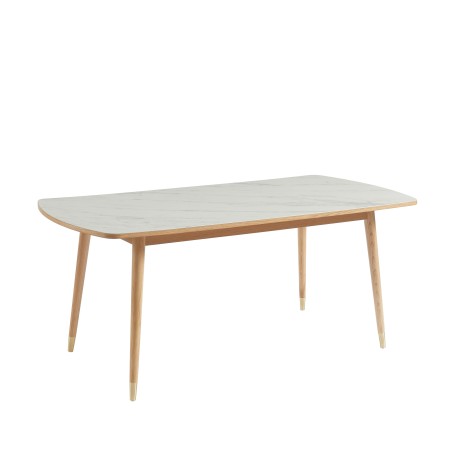 LEON ceramic marble effect dining table 70.87 inches