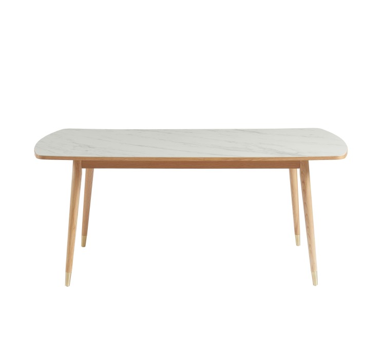 LEON ceramic marble effect dining table 70.87 inches