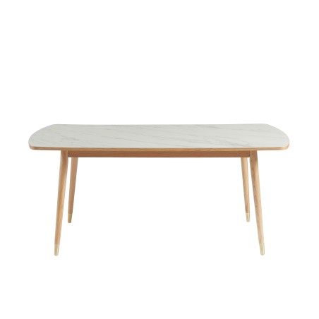 LEON ceramic marble effect dining table 70.87 inches