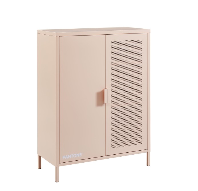 PANTONE metal blush pink buffet h39.37 inches