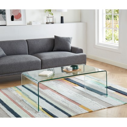 GINZA tempered glass coffee table 47.24 inches 2