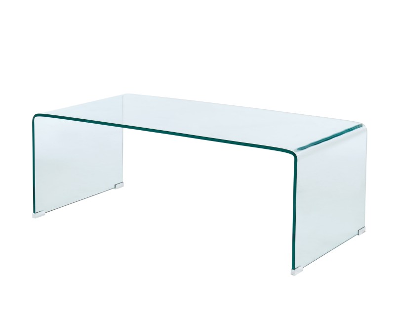 GINZA tempered glass coffee table 47.24 inches